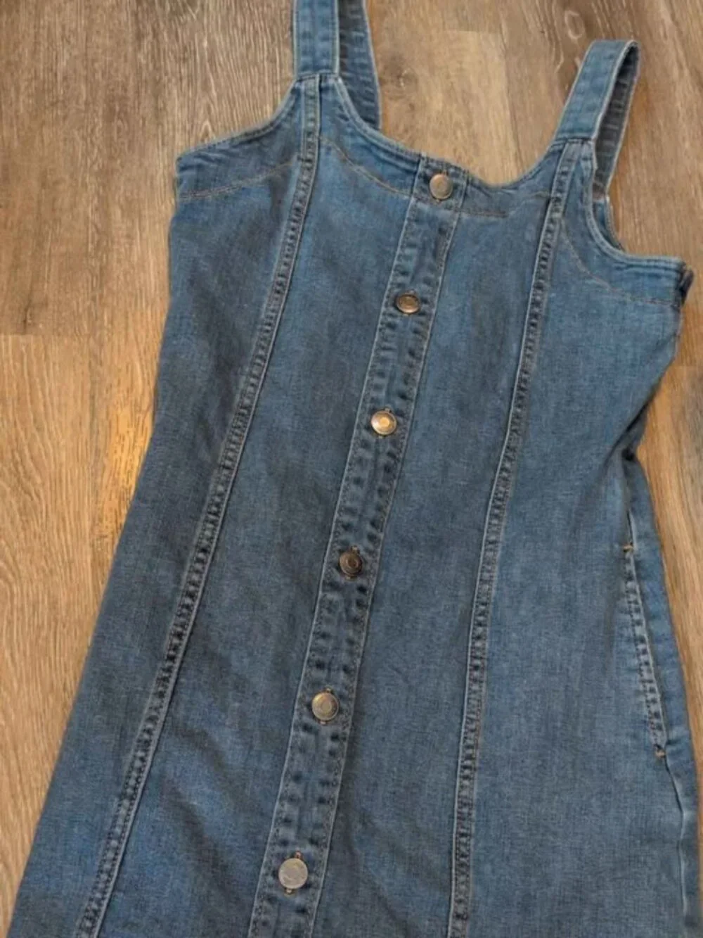 Abercrombie kids Denim Overall Dress 13/14